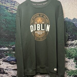 Green The Capital of Ireland Shirt.  Dublin Sweatshirt